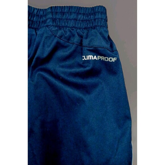 Adidas Climalite Blue White 3-Stripes Track Pants Men’s M Zip Ankle EUC - Picture 10 of 14